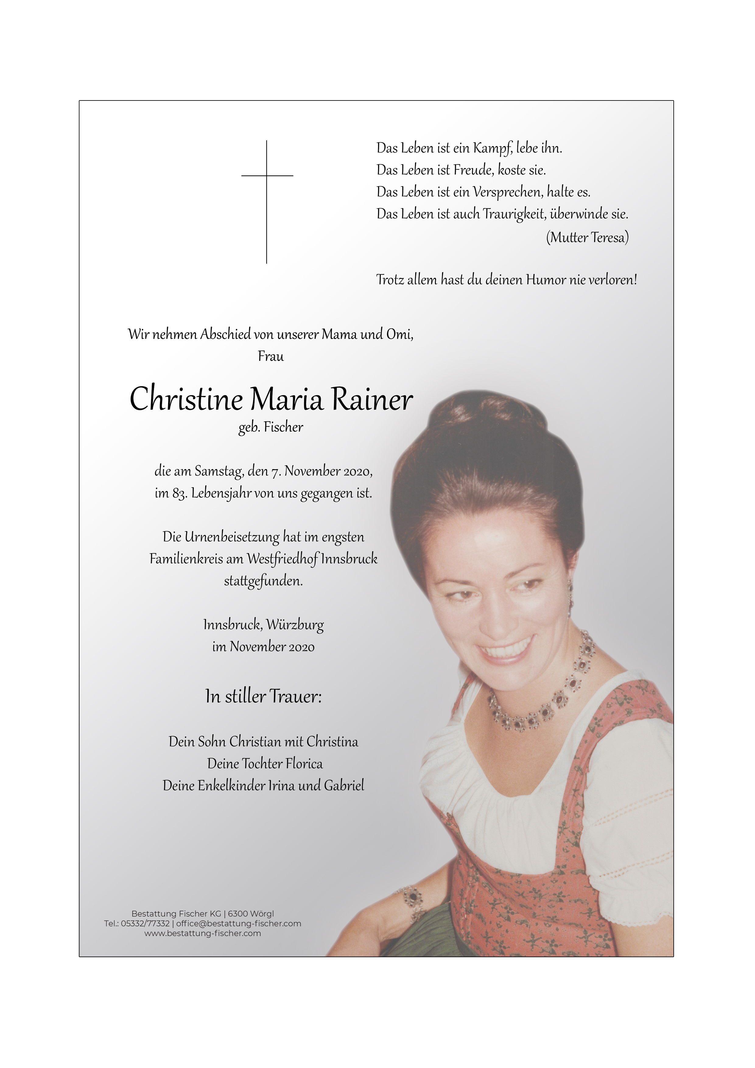 Christine Maria Rainer